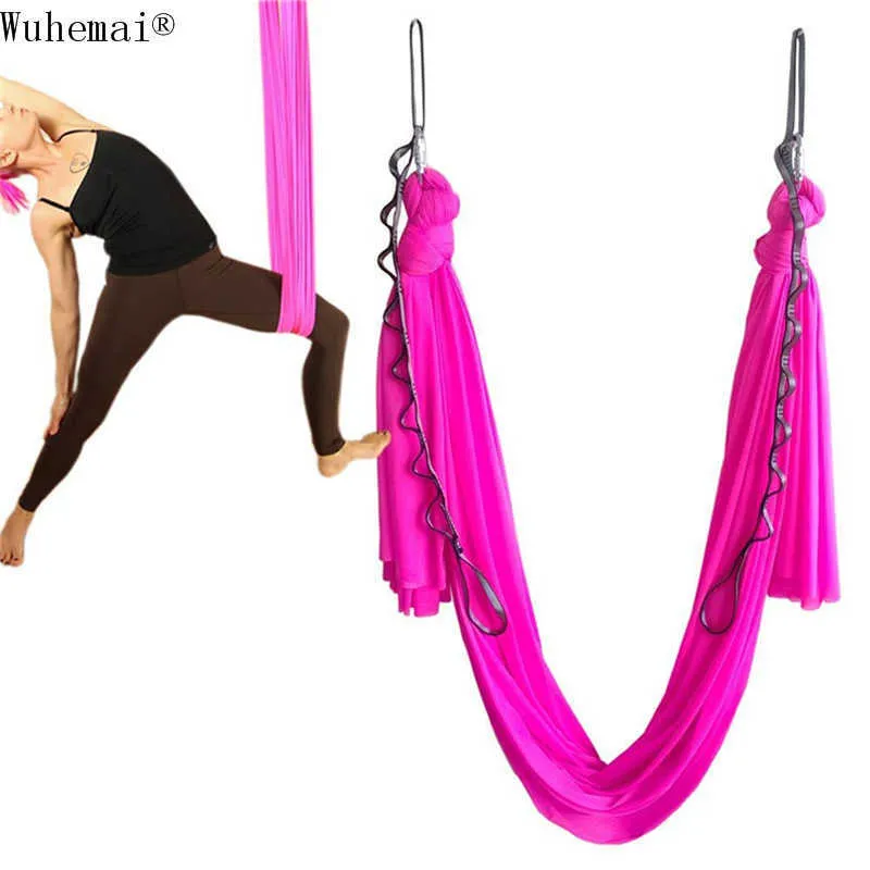 Yoga Stripes 1 meters Tailored length Yoga hammock swing fabric Aerial Traction Flight Antigravity Length customization yoga belt yoga hall J0225