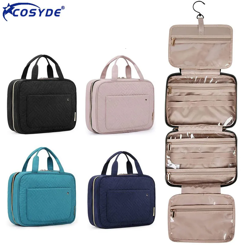 Sacs à cosmétiques Cas Femmes Haute Capacité Voyage Maquillage Sac Étanche Femmes Sac Cosmétique Organisateur Cas Nécessaires Maquillage Lavage Trousse De Toilette Pochette 230225