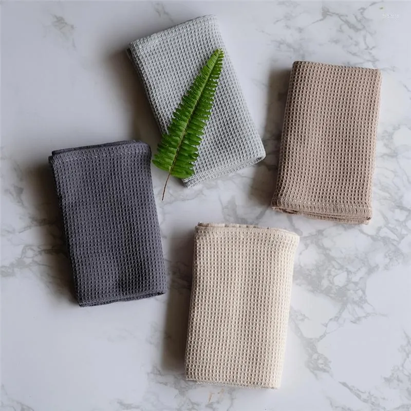 Table Napkin Hand Towel Waffle Weave Tea Towels Dish Cloth Kitchen Tableware Napkins 45 75cm