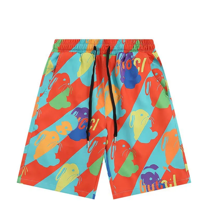 Grote maten herenshorts Zomerkleding in polaire stijl met strand uit de straat puur katoen q22