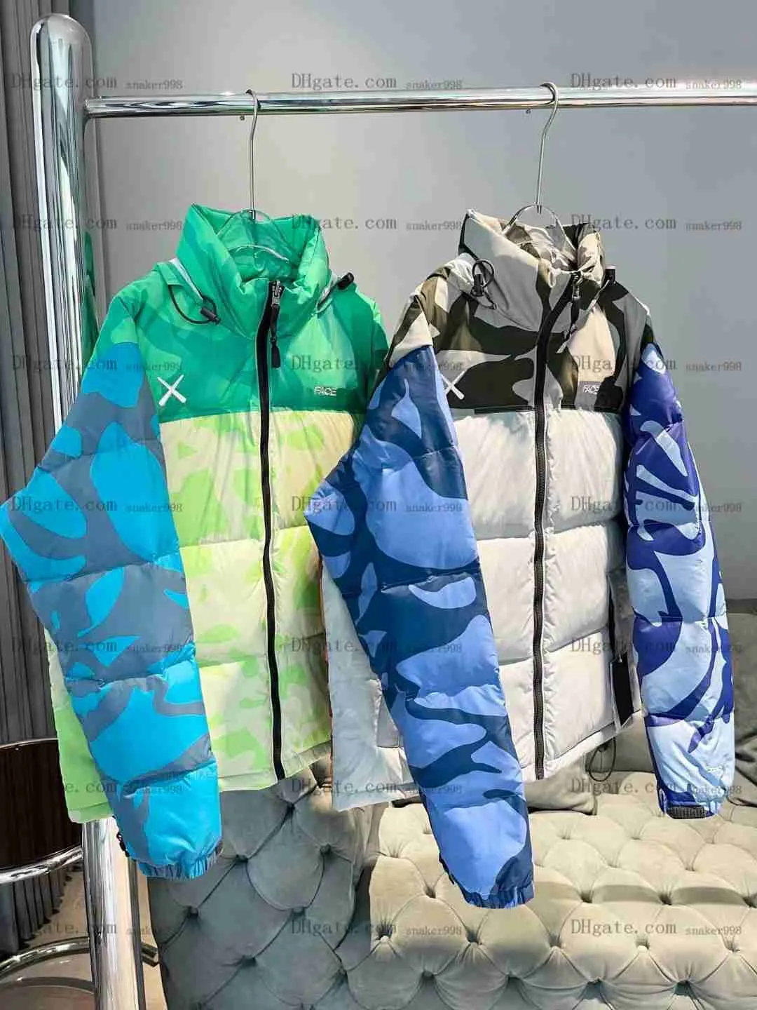 2023 Newest Men Parkas 1996 Nuptse Warm Color Blocking North Mens Capispalla Down Storeable Felpa con cappuccio da donna Downs Jacket Coppie Face Coats Mans