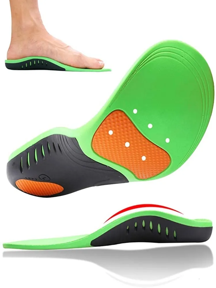 Shoe Parts Accessories Orthopedic High Arch Support Insoles Shoes Sole For Feet Arch Pad Relieve Plantar Fasciitis Pain Flat Foot Sports Shoes Insert 230225