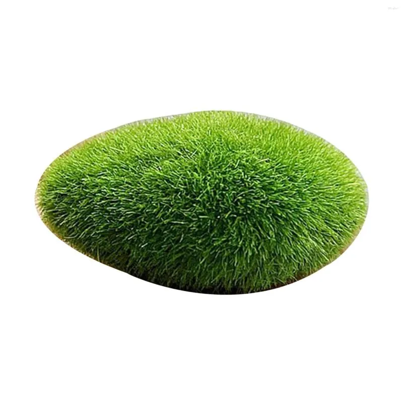 Fleurs décoratives mousse artificielle pierres de roche Bryophytes boules Mini Faux pour la maison jardin Miniature événements spéciaux Vases décor