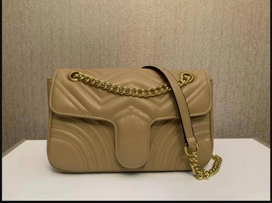 26cm çanta kadın çanta tasarımcısı marka ünlü omuz çantası kadın vintage çanta zinciri zincir crossbody çanta crossbody dhgate omuz çantaları