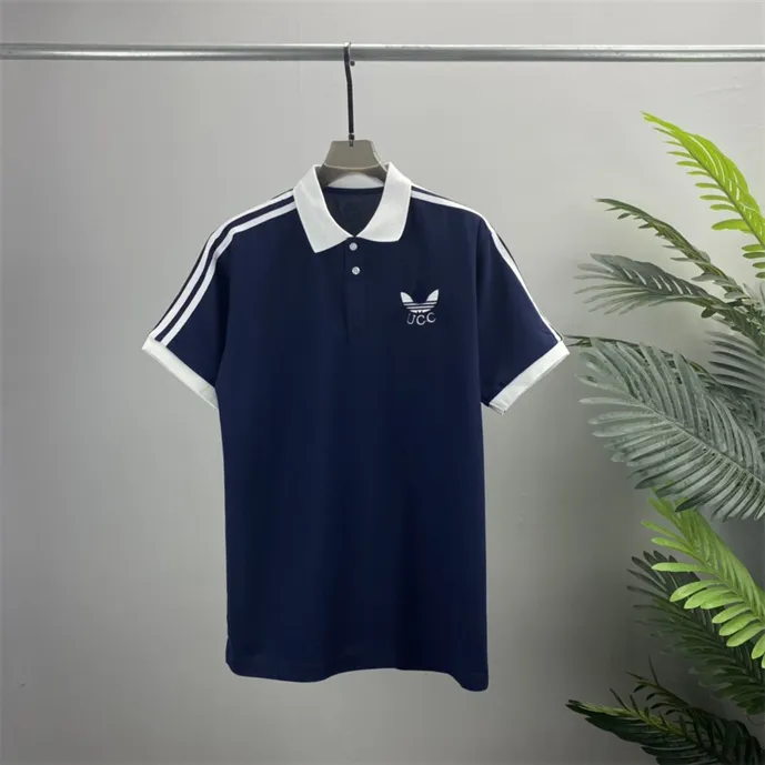 New Fashion London England Polos рубашки Мужские дизайнеры Polo Рубашки High Street Emelcodery Printing Mun Men Summer Cotton Casual футболки #36