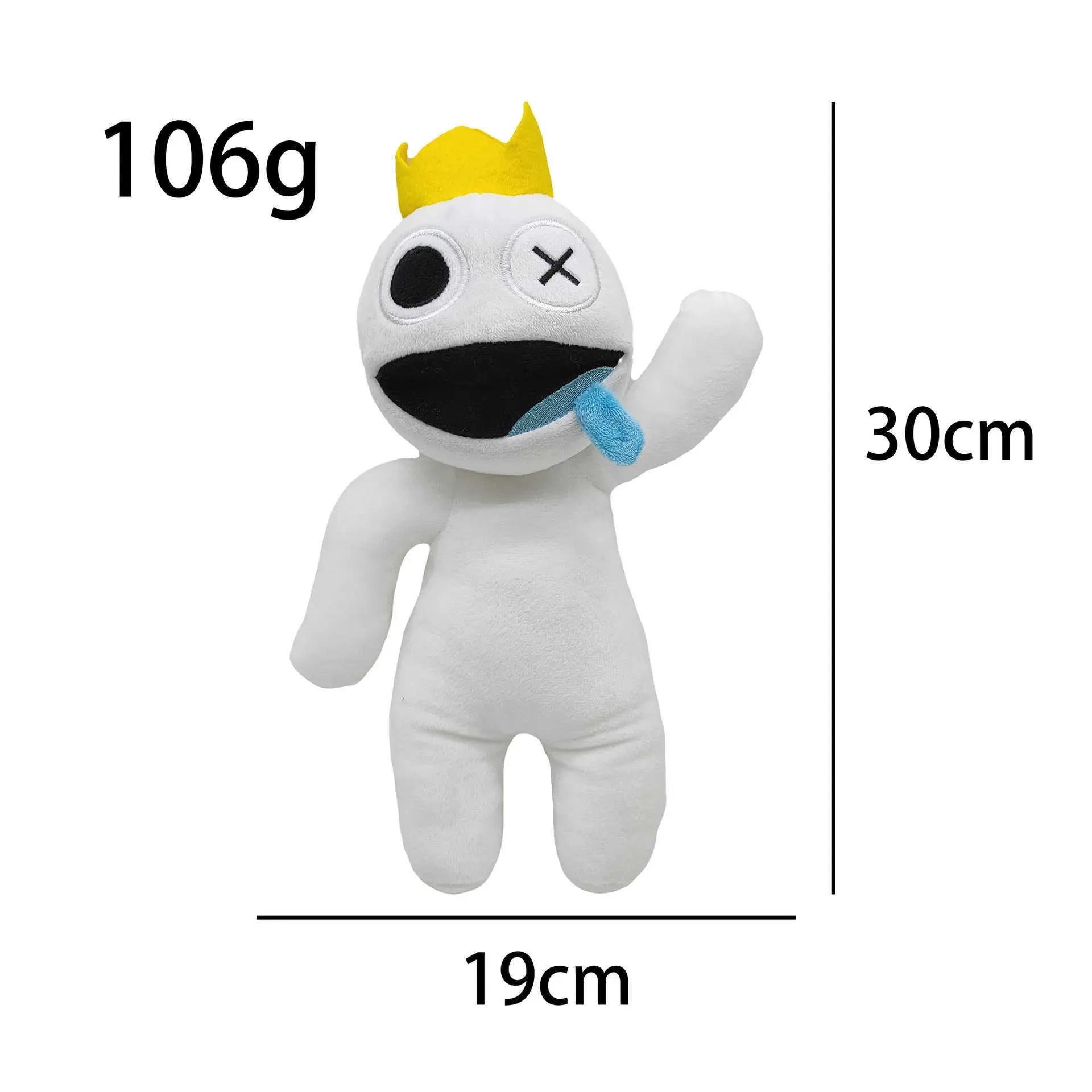 30cm Ro-blox Rainbow Friends Plush Toy Cartoon Personagem do jogo