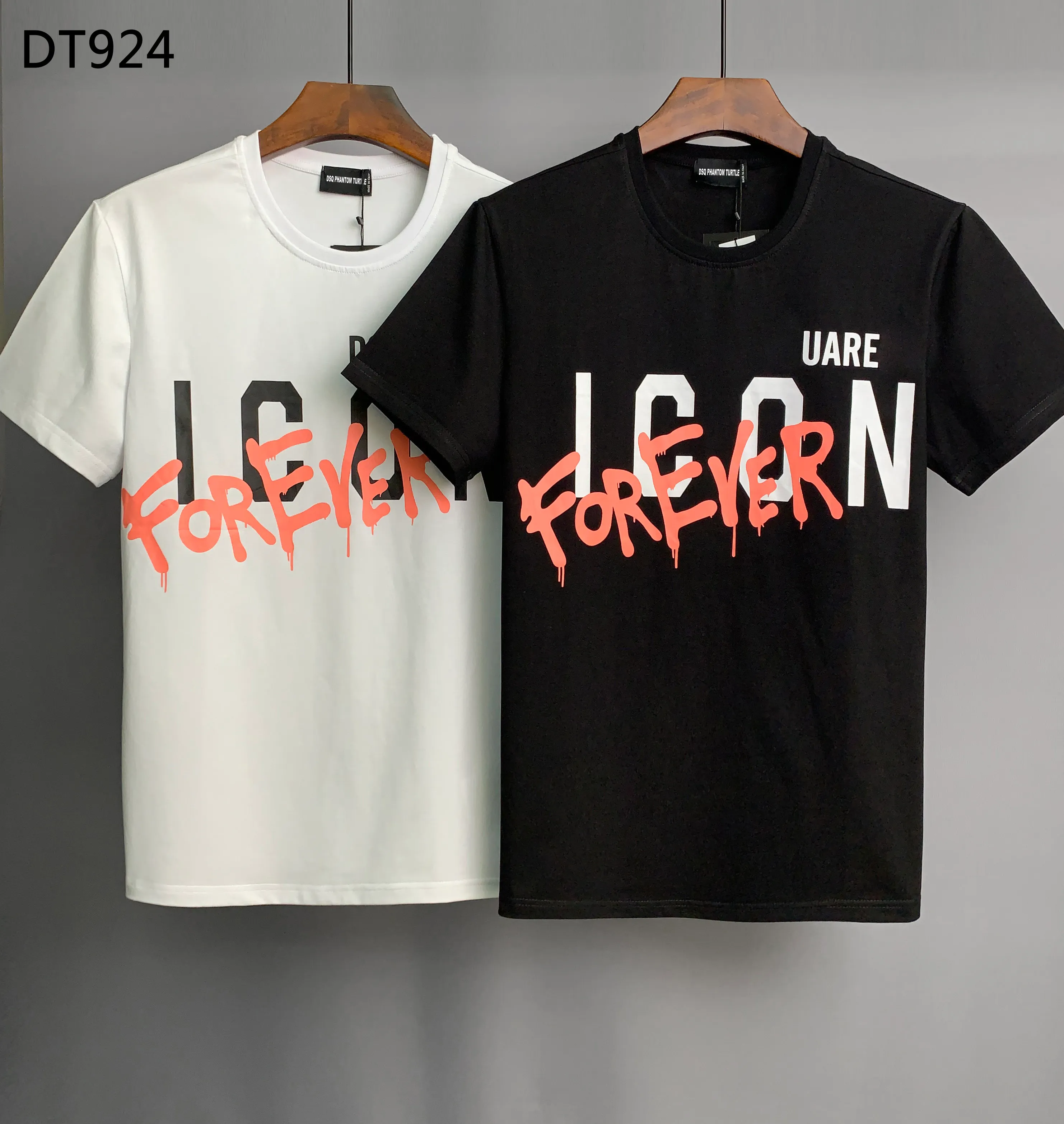 DSQ ファントムタートルメンズ Tシャツ 2023 新しいメンズデザイナー Tシャツイタリアファッション Tシャツ夏の Tシャツ男性ソフトで快適な綿 100% トップス 158267