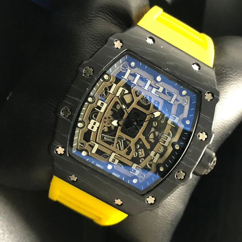 2023 pełna funkcja nowe męskie zegarki Top marka luksusowy zegarek męski Mille Quartz automatyczne zegarki na rękę DZ męski zegar