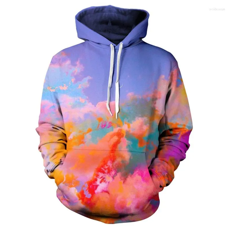 Мужские толстовки падегао Dazzle Color Print Men Men Mens and Women Hip Hop забавная уличная одежда пары Pdg1448