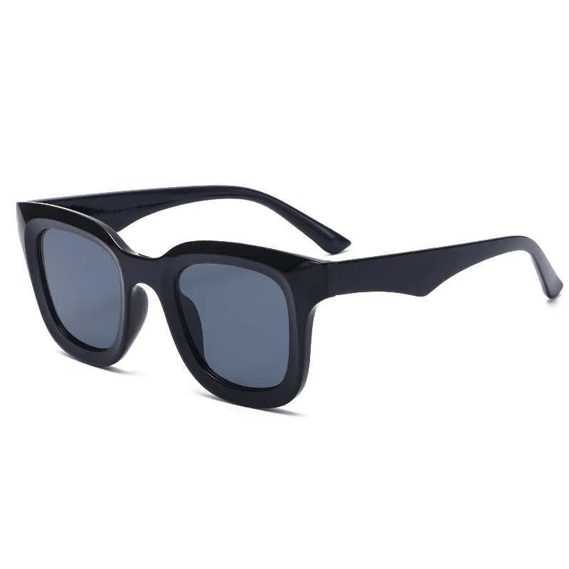 선글라스 빈티지 고양이 눈 선글라스 여성 디자이너 스퀘어 대형 프레임 태양 안경 여성 남성 안경 UV400 야외 오큘 로스 DE SOL G230225