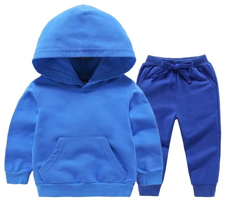 Kinderen 1-13 jaar trainen babykleding sets jongens meisjes mode sportpakken hoodies broek printjongen kleding