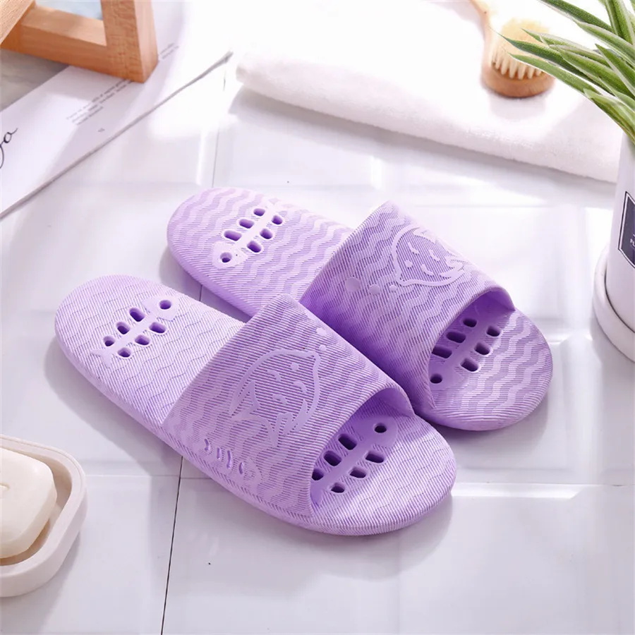 Fashion solid color slippers Summer women's flat bottom simple erwqcd