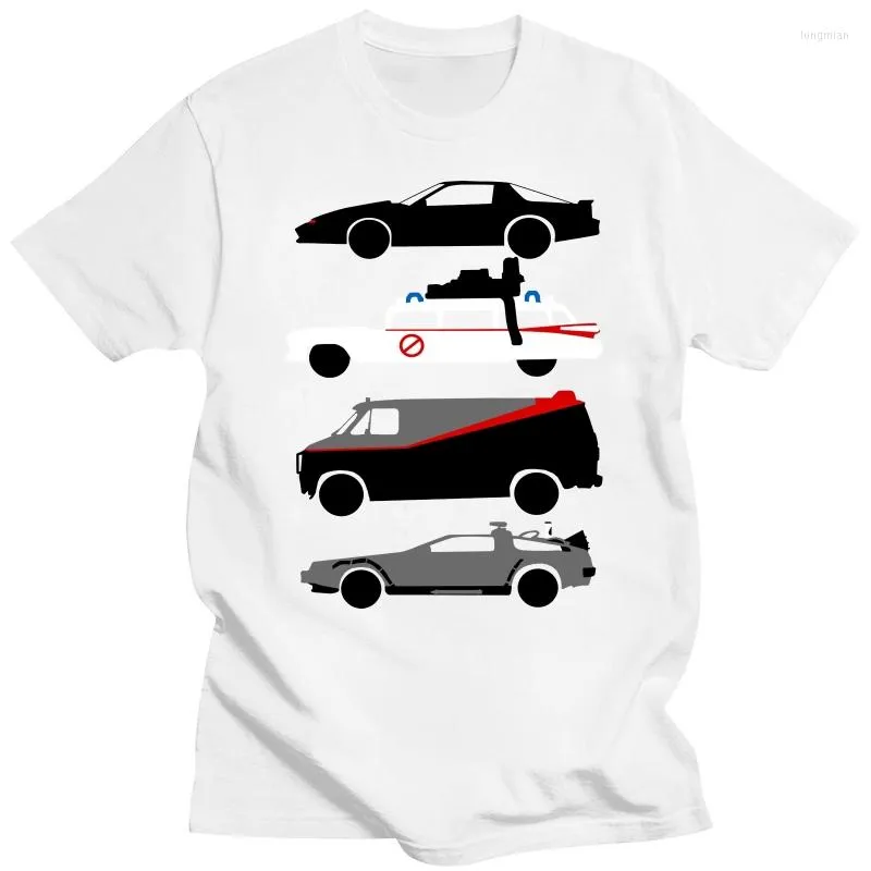 T-shirt da uomo Knight Rider KiGhostbustears T-shirt da uomo The Car's Star Casual O Neck T-Shirt Cotton