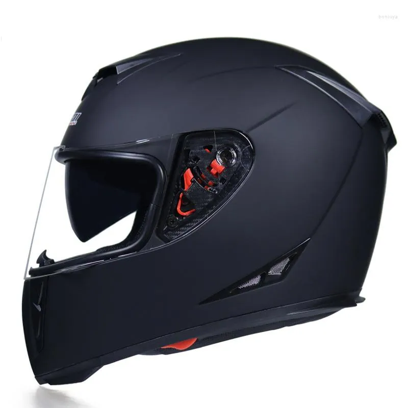 Motorcycle Helmets Helmet DOT Approved Safety Modular Flip Men And Women Full Face Dual Lens Interior Visor