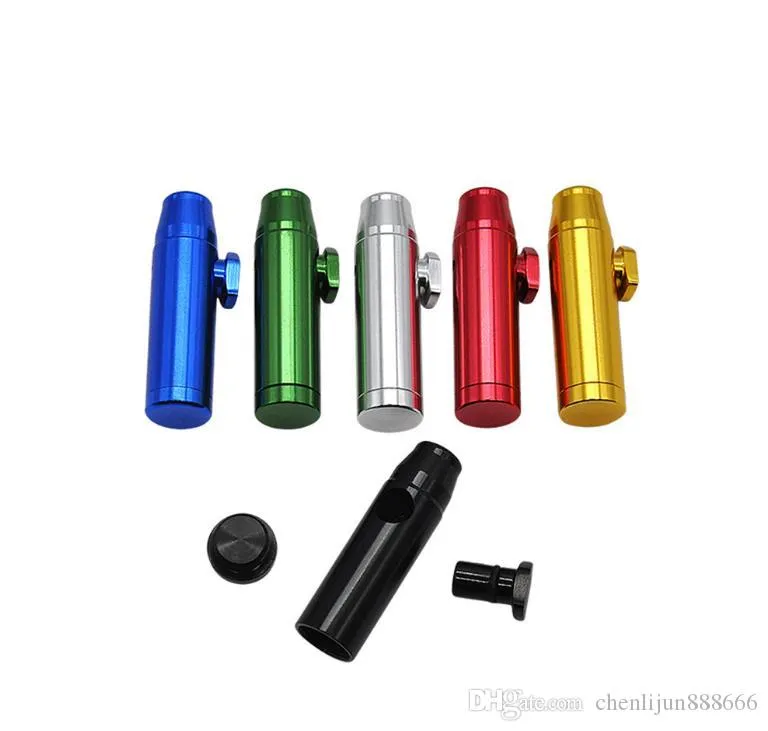 Smoking Accessories The metal bullet shaped snuff bottle boutique aluminum pipe pipe