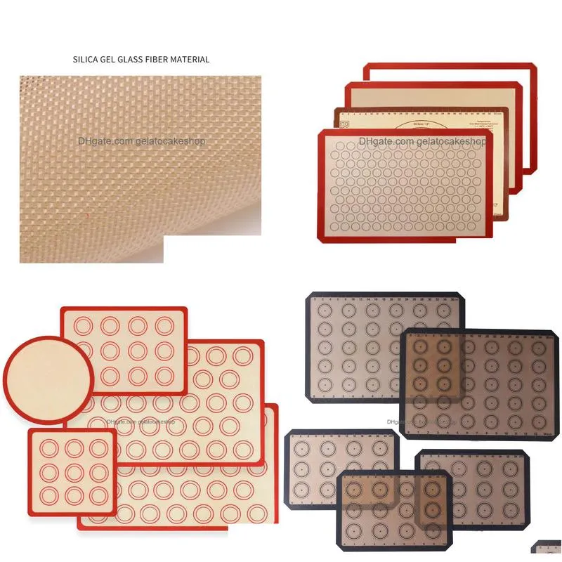 42x30cm perforated silicone baking mat nonstick oven sheet liner bakery tool for cookie /bread/ macaroon kitchen bakeware accessories