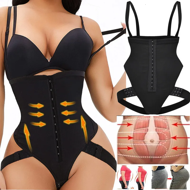 Damen Shapers Frauen Taillentrainer Po-Heber Bauchkontrolle Hip Lift Bauch Büste Bauch Shapewear Body Korsett Schlankheitshöschen 230227