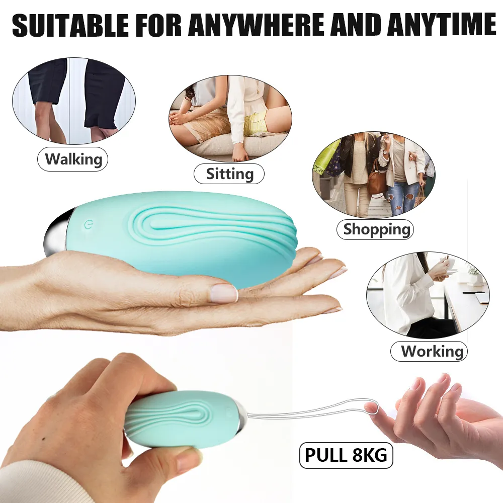 Uova/Proiettili Vibratore a Uovo Saltatore Stimolatore Clitorideo 10 Frequenza Telecomando Wireless Ricaricabile USB Vibratore Punto G_voghion.com