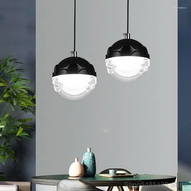 Pendant Lamps Nordic Glass Light Bar Cafe Living Room Bedroom El Modern Lamp Kitchen Hanging Lights Indoor Fixtures