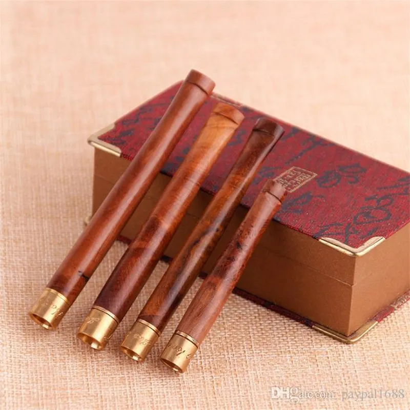 Smoking Accessories 8 mm filter cigarette holder of Mali Mu can clean double filter cigarette holder with copper head and pull rod