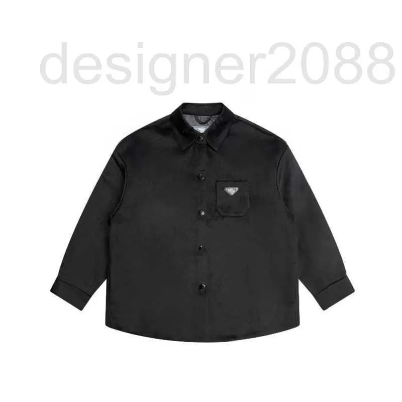 Men's Jackets Designer Jacket Fashion Woolen Metal Triangle Cardigan Coat Casual Shirt Mens Womens Sweatshirt W3oh