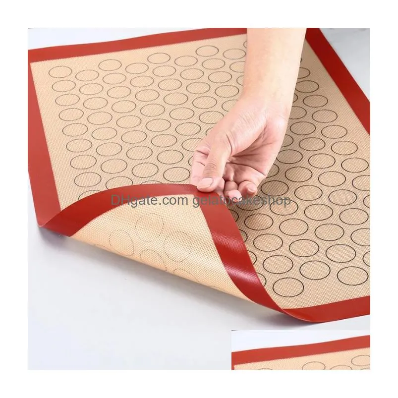 42x30cm perforated silicone baking mat nonstick oven sheet liner bakery tool for cookie /bread/ macaroon kitchen bakeware accessories