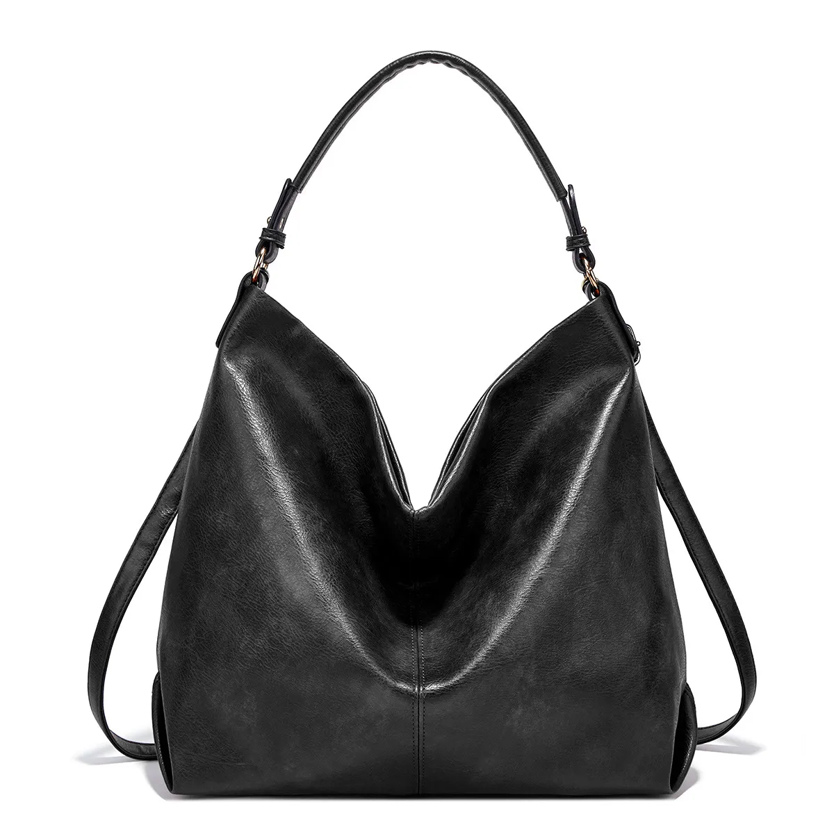 Modische Damentasche, einfarbiges Design, Umhängetasche, Outdoor-Freizeit, PU-Handtasche