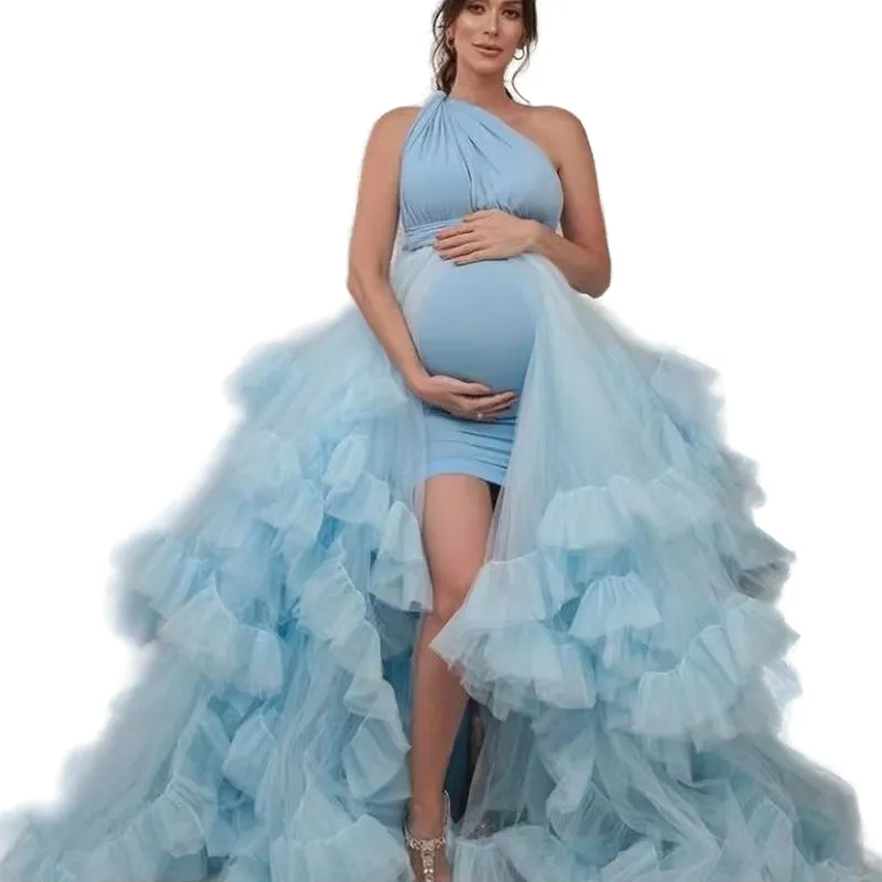 Maternity Long Sleeve Gown| Maternity Dress for Photoshoot