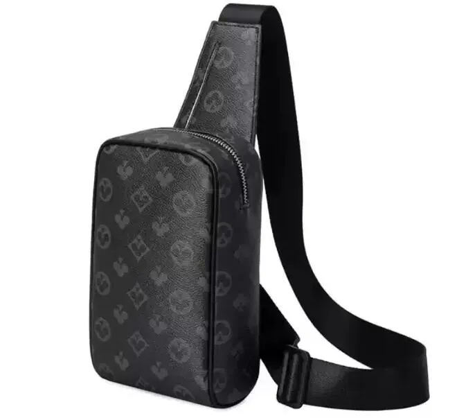 Tek kollu çanta erkek Crossbody Erkekler Rahat Sportif Omuz Çantaları Erkek Göğüs Paketi Bel Çantası Lüks Messenger Moda Çanta Gerçek Tayga Deri Kanvas