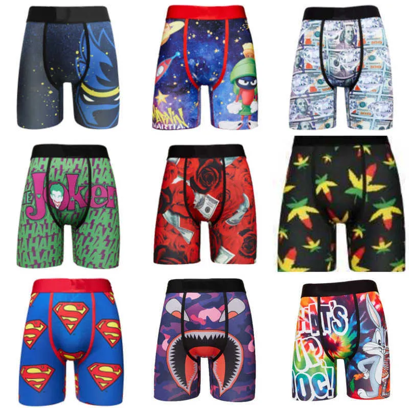 Casual Short Pants Mens Boxer Shorts Sexy Printed Underwear Soft Boxers Breathable Underwear Different Patternts