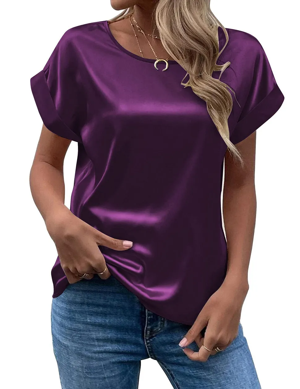 T-shirt Oversize Homme Coton - Coupe Large, Manches Courtes, Col Rond, Basique Pour L'été Et Les Vacances