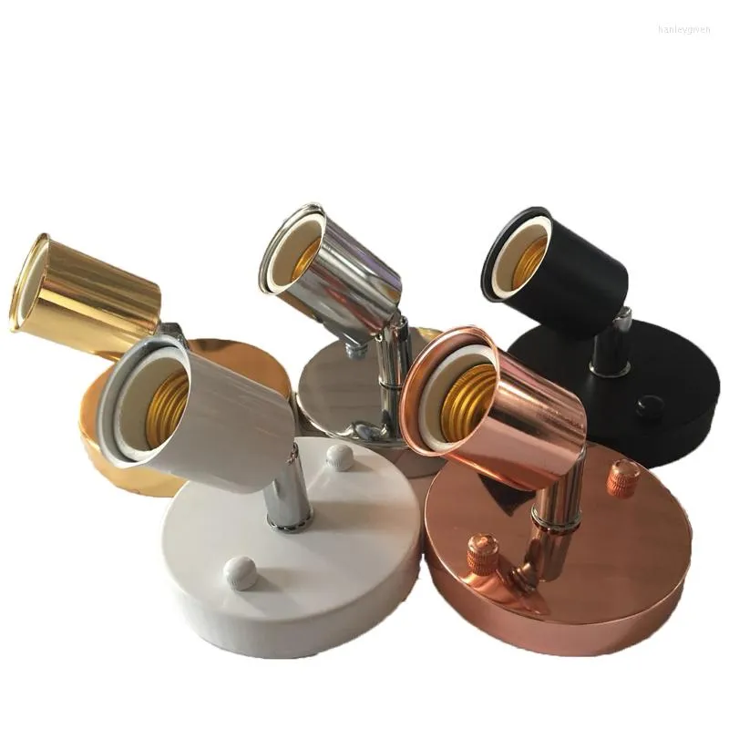 Ceiling Lights E27 Steering Universal Lamp Holder 180 ° High Temperature Resistant Ceramic Screw Socket Accessories