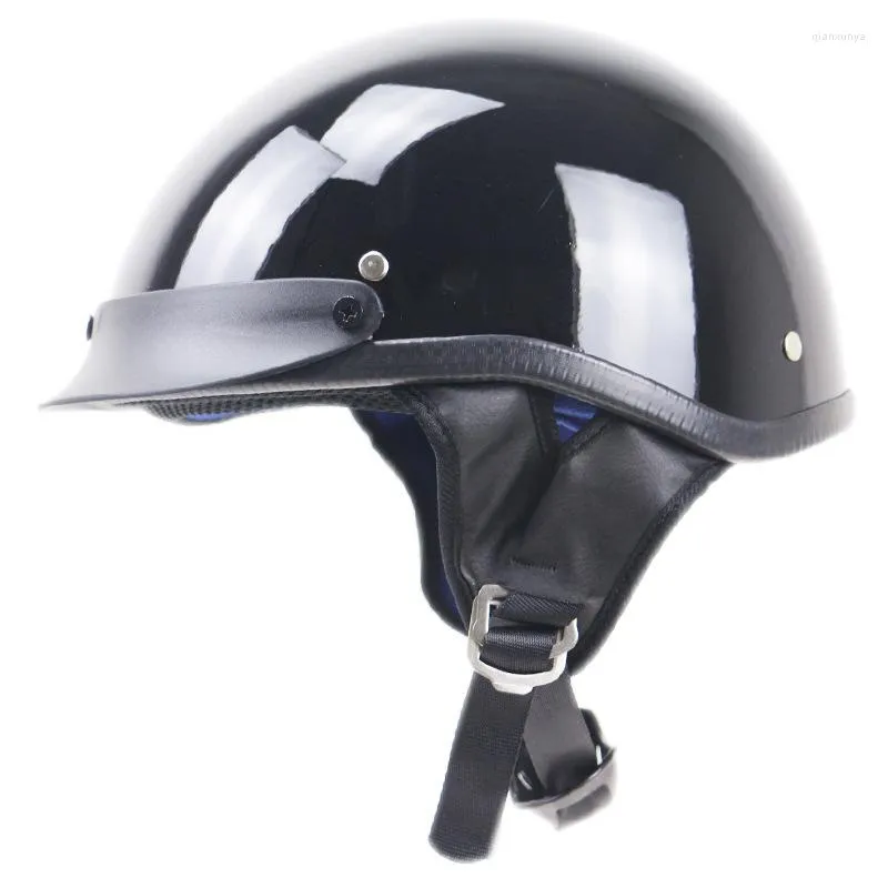 Casques de moto Casque extra léger Demi-visage Vintge Protecteur Unisexe Hommes/Femmes Adulte Moto/Vélo/Vélo