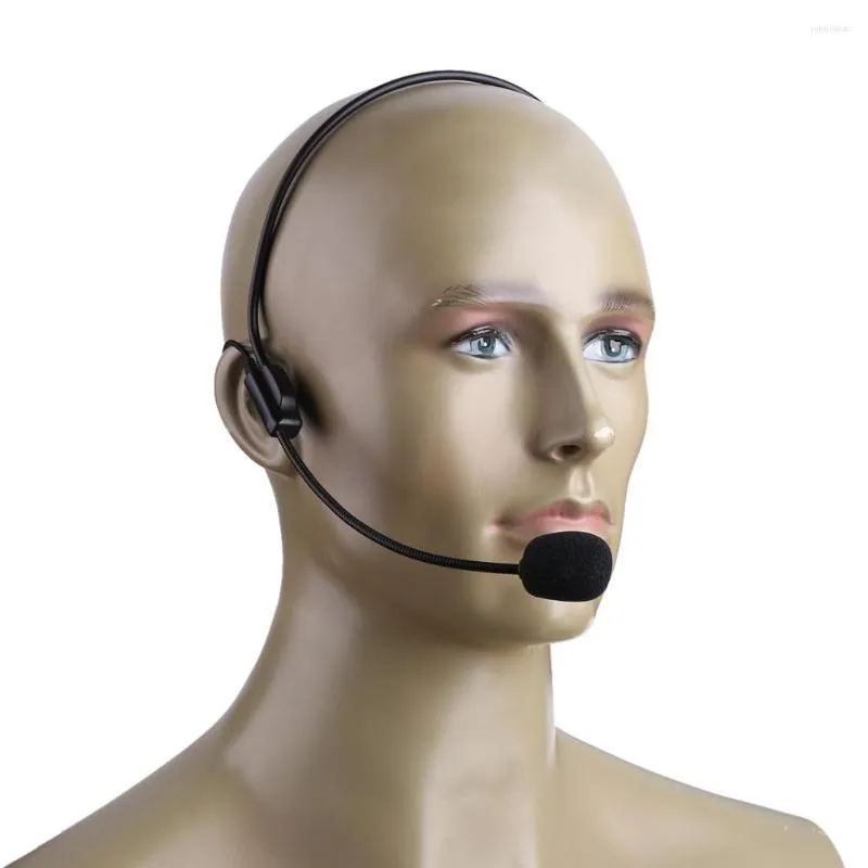 Mikrofone Tragbarer Guide Vorlesungssprache Headset-Mikrofon Kopfmontiertes kabelgebundenes Mikrofon Stimme Leichtgewichtler für Unterrichtstreffen