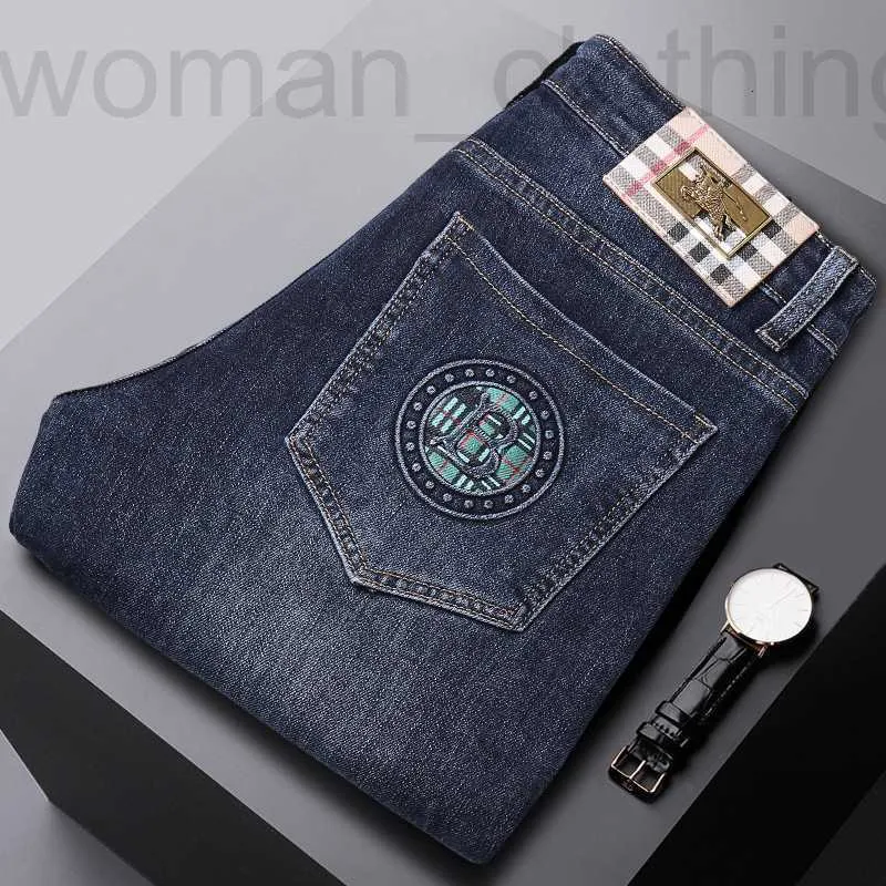 Jeans de jeans masculino Jeans masculinos Casual Slim Fit Elastic Cotton Borderys Brand AYPL
