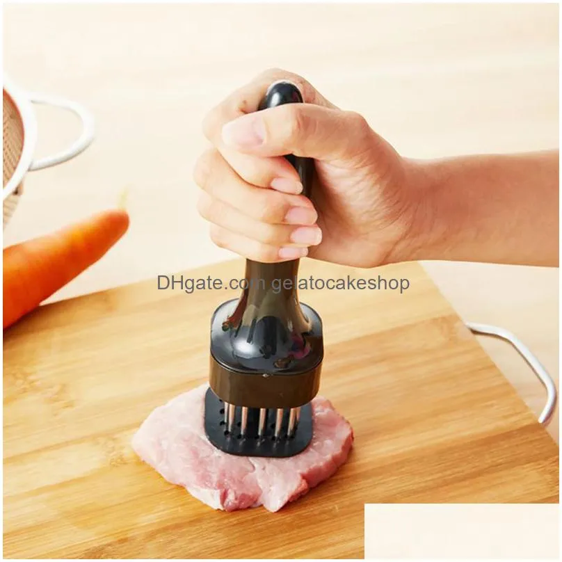 meat tenderizer ultra sharp needle stainless steel blades kitchen tool for steak pork beef fish tenderness cookware292s