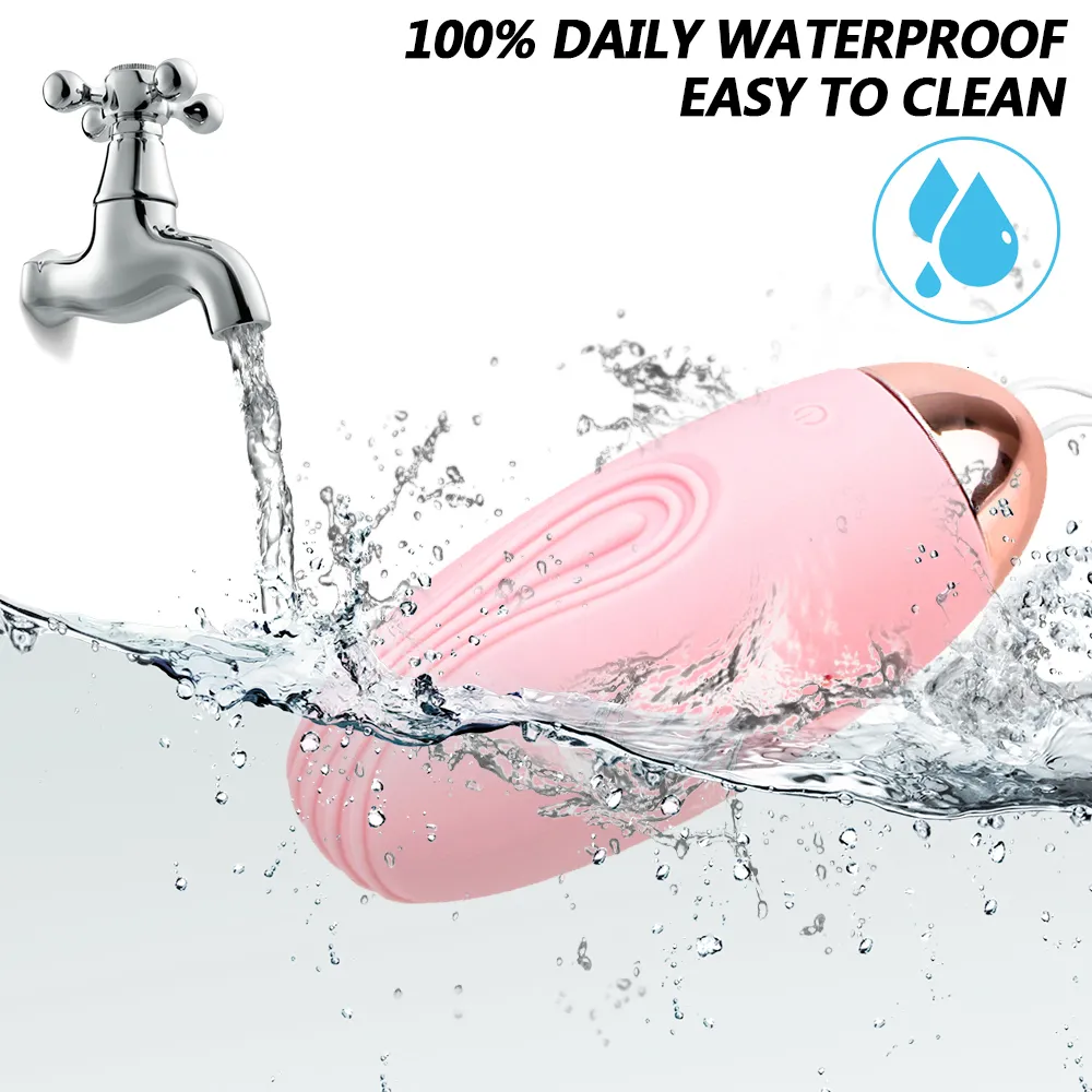 Eier/Kugeln Jump Egg Vibrator Klitoris Stimulieren 10 Frequenz Drahtlose Fernbedienung USB Aufladen G-punkt Vib_voghion.com