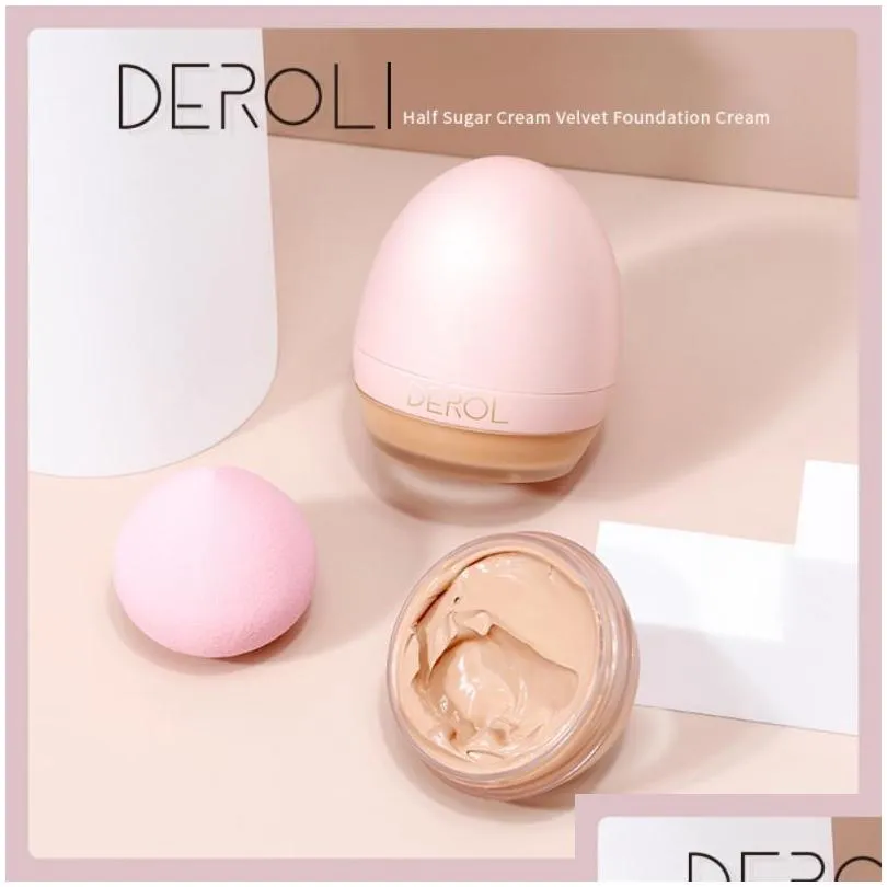 Foundation derol 4 kleur lichtgewicht crème er verhelderen hydrateren vloeibare concealer cosmetisch ei gezicht make -up druppel levering gezondheid b dh3hi