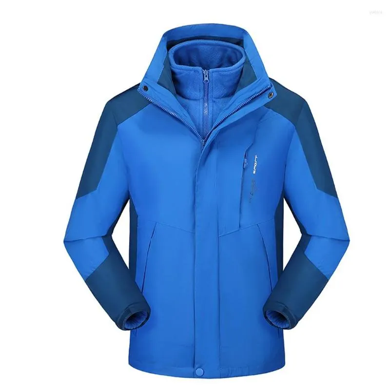 Piumino da uomo Autunno Inverno Caldo Uomo Softshell Parka Felpa con cappuccio impermeabile Cappello Cappotto sportivo traspirante staccabile Erkek Mont