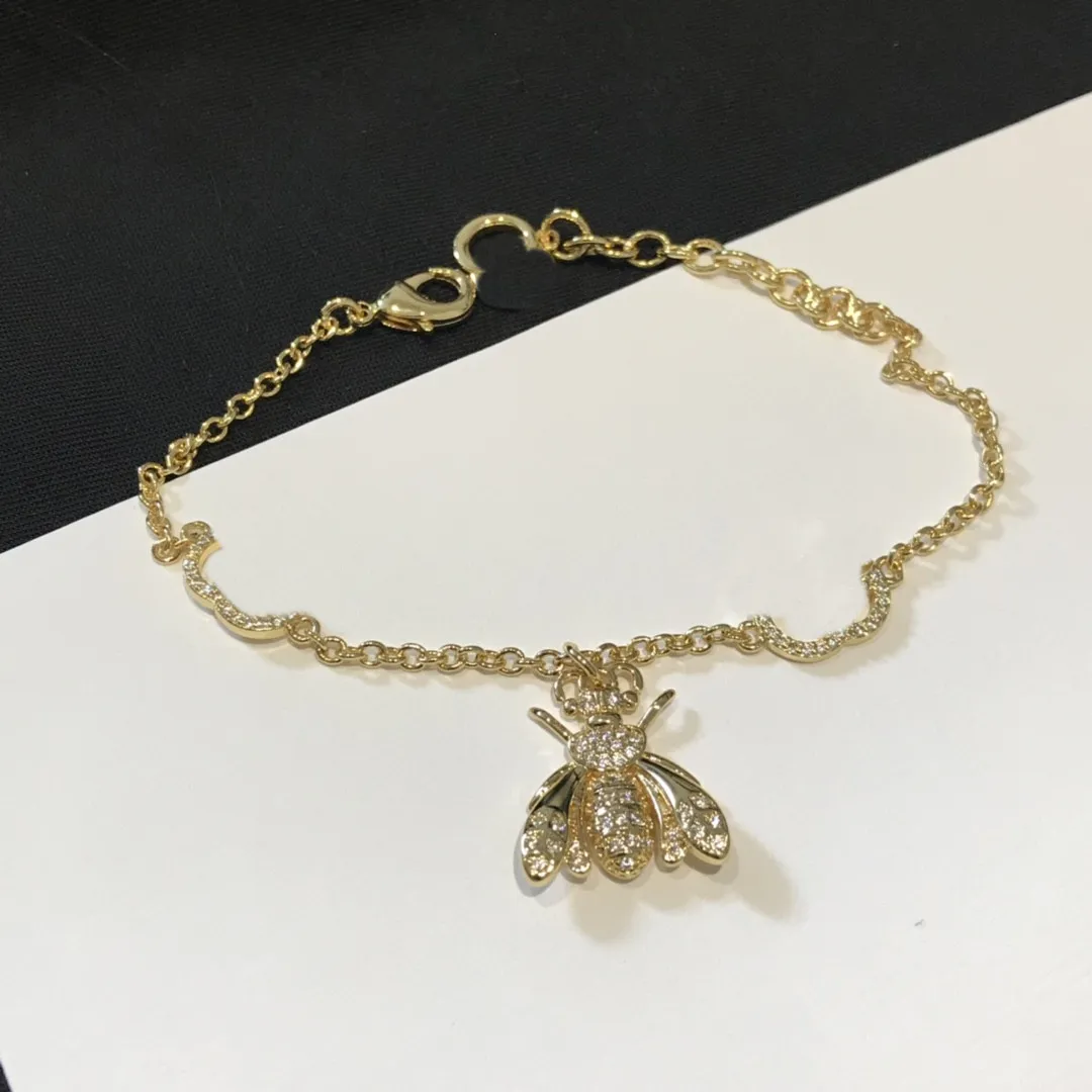 Diamond Gold Chain Armband för kvinna eller man pläterade guldarmbandförsörjning