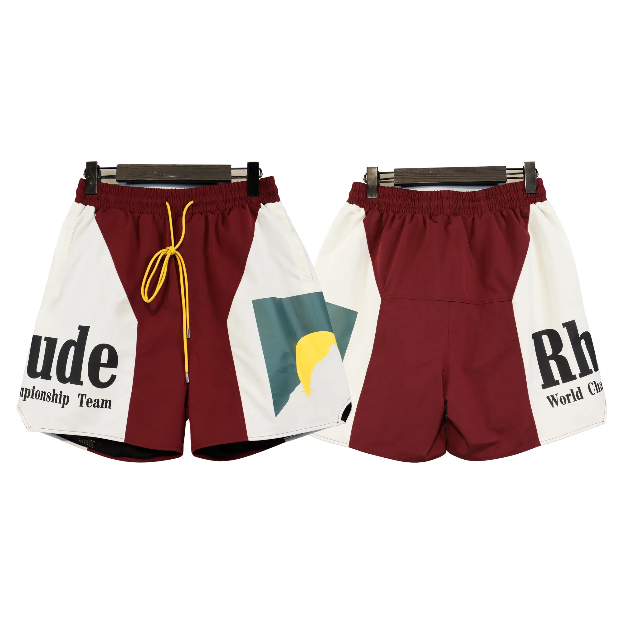 DHgate.com:Rhude Short Designer Pants Rhude Pants Spring