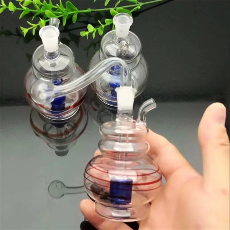 Smoking Accessories new Europe and Americaglass pipe bubbler smoking pipe water Glass bong The color dish Silk Mini lantern pot is well filtered