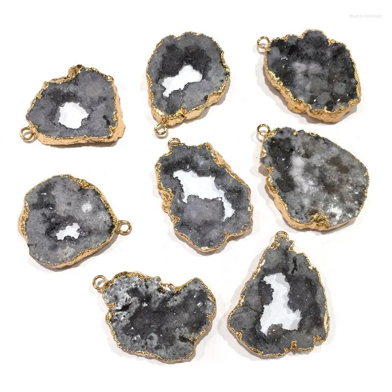 Charms Natural Stone Crystal Pendant Irregular Shape Accessories DIY For Necklace Or Jewelry Making Reiki Healing Jewellery Gift