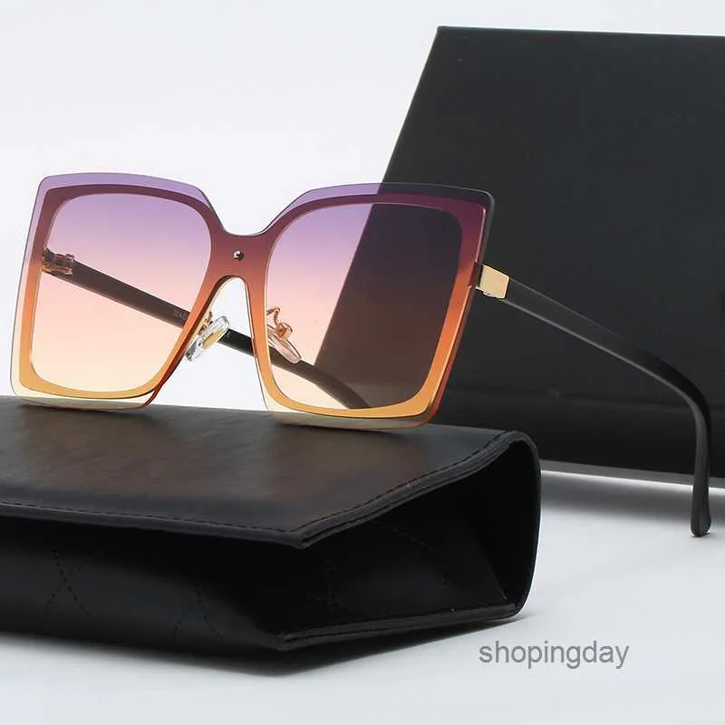 Designers solglasögon lyxiga glasögon solglasögon färg byter guldkant design kör resor solglasögon temperament mångsidig fashionqbxl