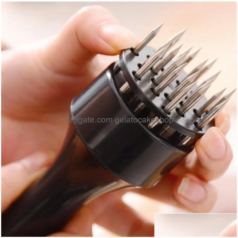 meat tenderizer ultra sharp needle stainless steel blades kitchen tool for steak pork beef fish tenderness cookware292s