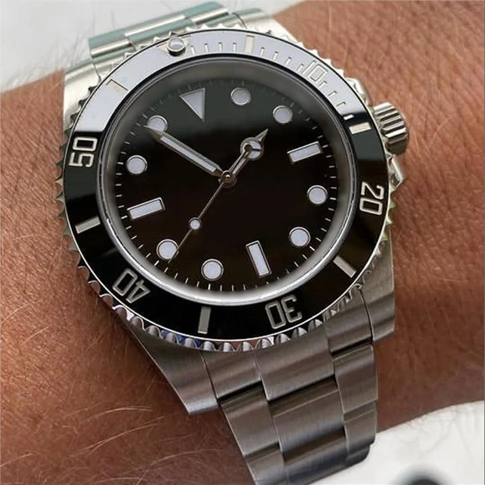 Mais vendida Moda Men's Watch Selp Upgrade Submarine Series Cerâmica Rotativa Sapphire Glass Aço inoxidável BRA181E