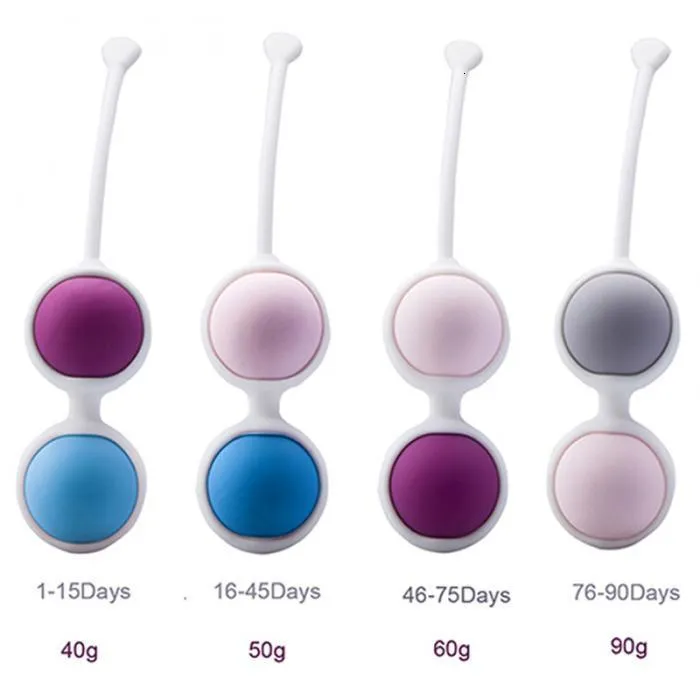 Eggs/Bullets 4PCS Medicine Geisha Ball Smart Silicone Kegel s Ben Wa kegel simulator Tighten Exercise s_voghion.com