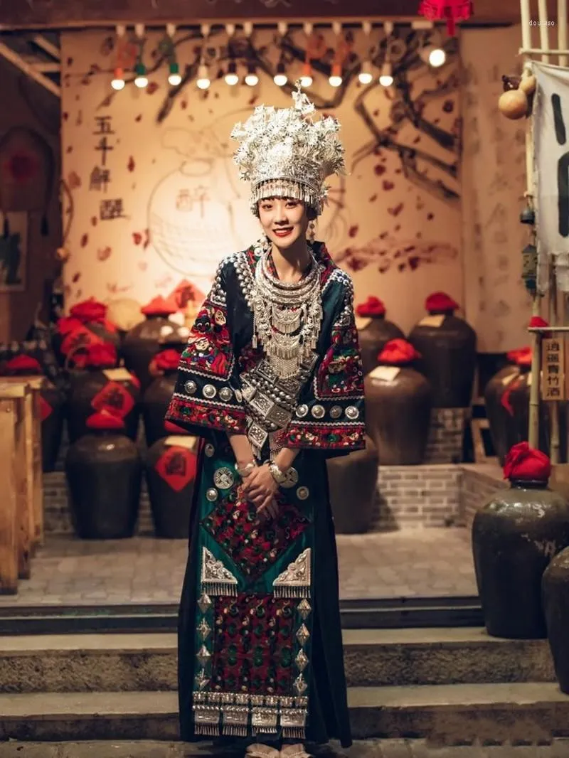 Stage Wear Hmong Clothes Women Embroidered Miao Traditional Clothing Headdress Collar Jewelry Size S from Dhgate Stage Wear - price 609.05 Stage Wear Hmong Clothes Women Embroidered Miao Traditional Clothing Headdress Collar Jewelry Size S from Dhgate Stage Wear - price 609.05