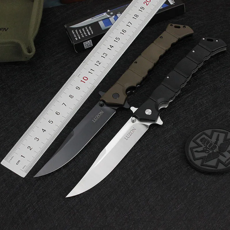 8CR13MOV BLADE Cold Steel Outdoor Military Rescue Tactical Folding 59-60 HRC Camping Hunting Knife Utility Knife