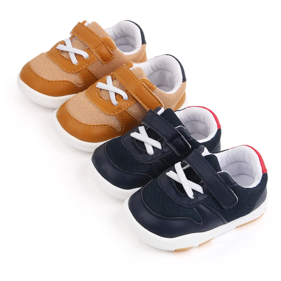 Premiers marcheurs semelle dure bébé chaussures pour né printemps automne mignon enfants Sneaker infantile enfant en bas âge chaussures de Sport 230227
